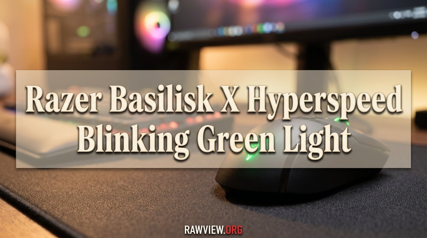Razer Basilisk X Hyperspeed Blinking Green