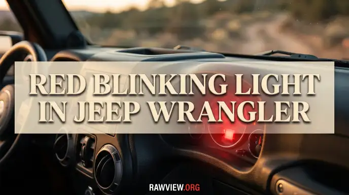 Red Blinking Light in Jeep Wrangler