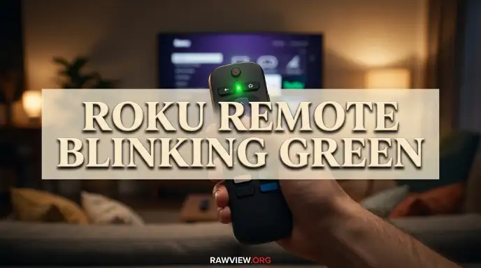 Roku Remote Blinking Green