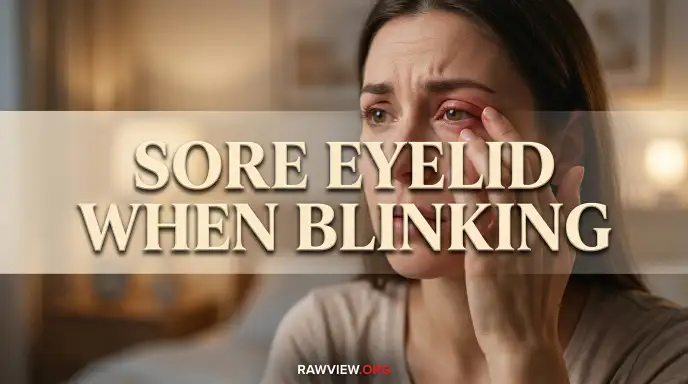 Sore Eyelid When Blinking