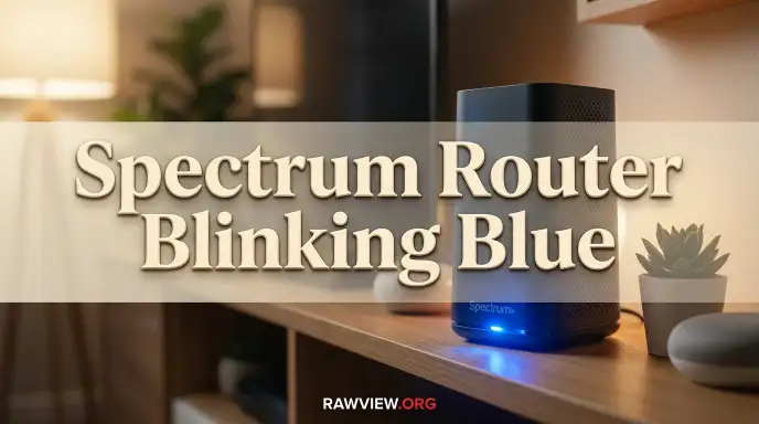 Spectrum Router Blinking Blue