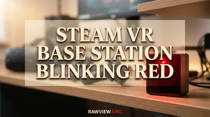 Steam VR Base Station Blinking Red