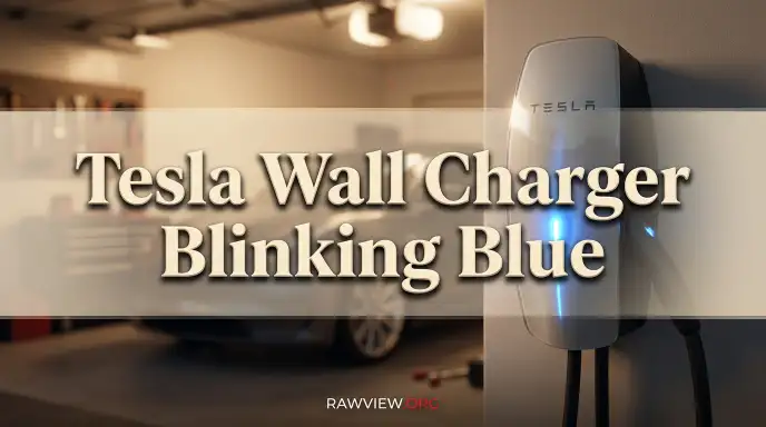 Tesla Wall Charger Blinking Blue