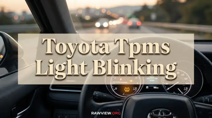 Toyota Tpms Light Blinking