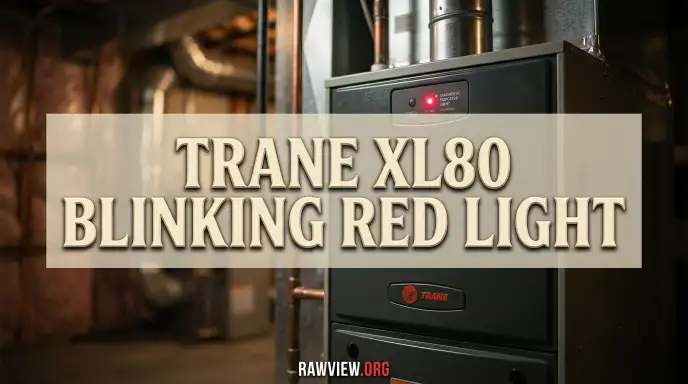 Trane Xl80 Blinking Red Light