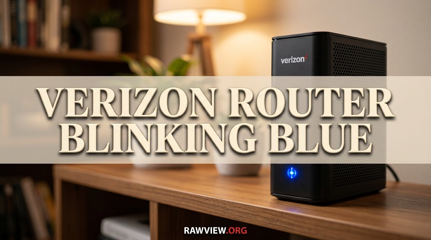 Verizon Router Blinking Blue