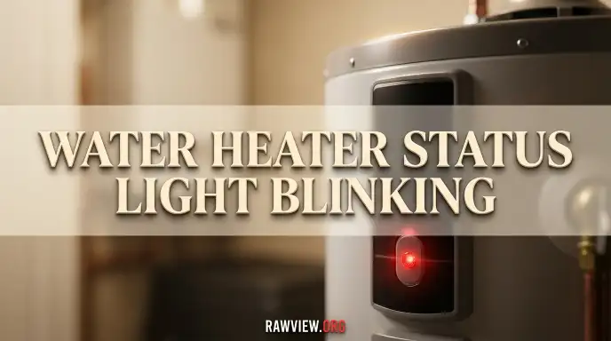 Water Heater Status Light Blinking