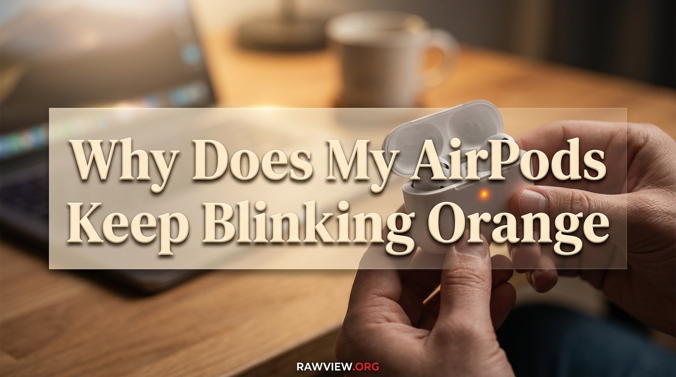 Why Does My AirPods Keep Blinking Orange