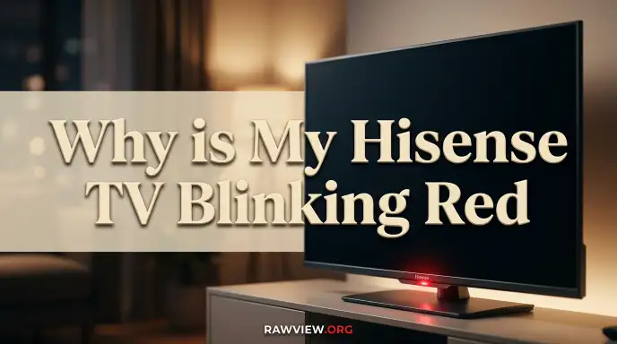 Why is My Hisense TV Blinking Red