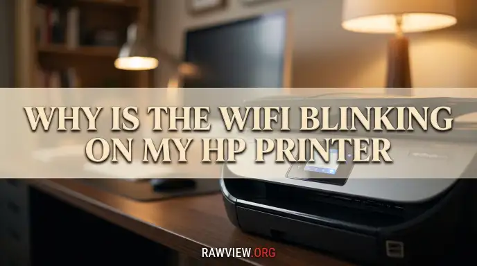 Why is the Wifi Blinking on My HP Printer
