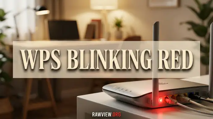 Wps Blinking Red