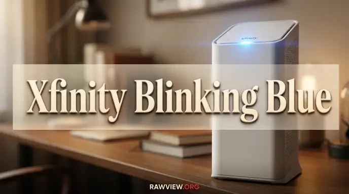 Xfinity Blinking Blue
