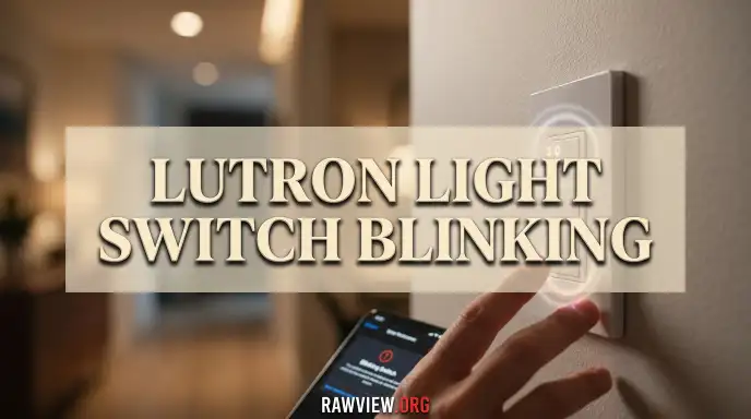 Lutron Light Switch Blinking