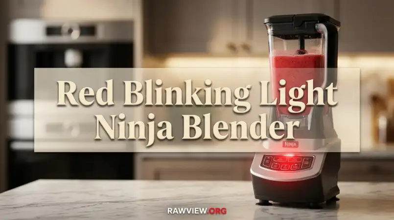 Red Blinking Light Ninja Blender