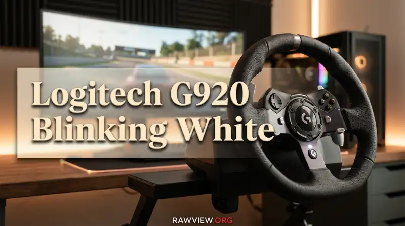 Logitech G920 Blinking White Light