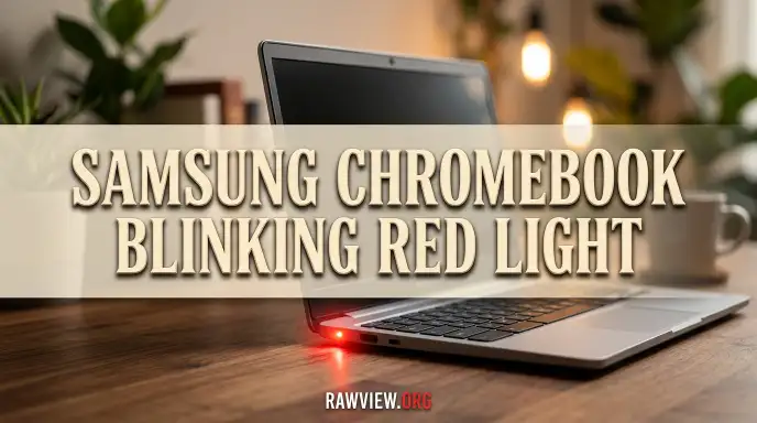Samsung Chromebook Blinking Red Light